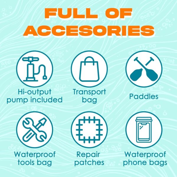 40F7BBD0-338E-7E3E-6CB4-7A40418BF63F.jpg KP Inflatable Kayak 2 Person with Sun Canopy (Detachable) + Kayaks for Adults + 3rd Seat for Dog/Child + Waterproof Phone Bags + Adjustable Seats + Kayak + Backrests & More + New 2024 + Yellow Green