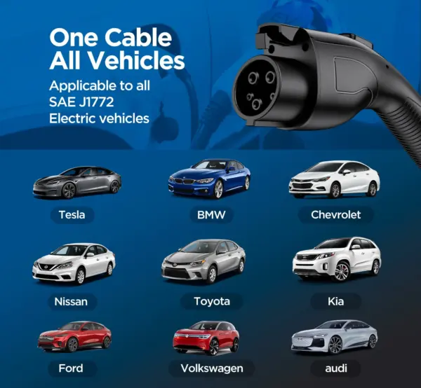 414F86D3-EF95-AD85-9EA6-A099A7FE31F4.webp Level 2 & Level 1 EV Charger. 16Amp 110-240V Portable J1772 Electric Car Charger with Adjustable Amp Delayed Timer 25ft Long Cord