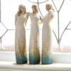 Sisters Forever Hand-painted Sculpture