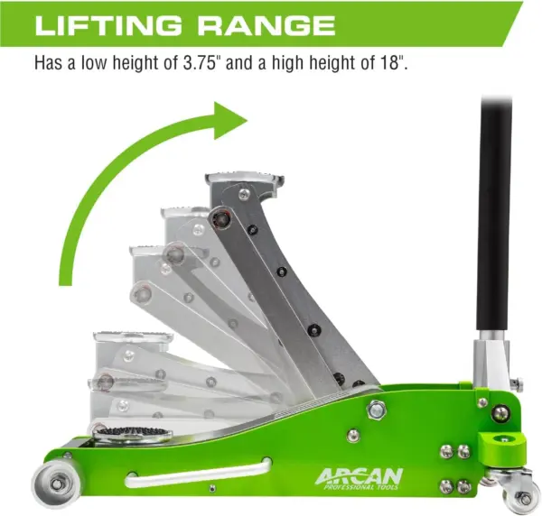45660970-06E4-CCA0-1DAF-8E1539711321.webp Tools 3-Ton Quick Rise Aluminum Floor Jack with Dual Pump Pistons & Reinforced Lifting Arm (A20018_A20019)