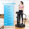 Whole Body Vibration Plate. 500W Vibration Plate Exercise Machine with 99 Levels 3 Preset Modes & 2 Resistance Bands. Training Fitness Vibration Platform Machine for Home Gym with 330lb Capacity