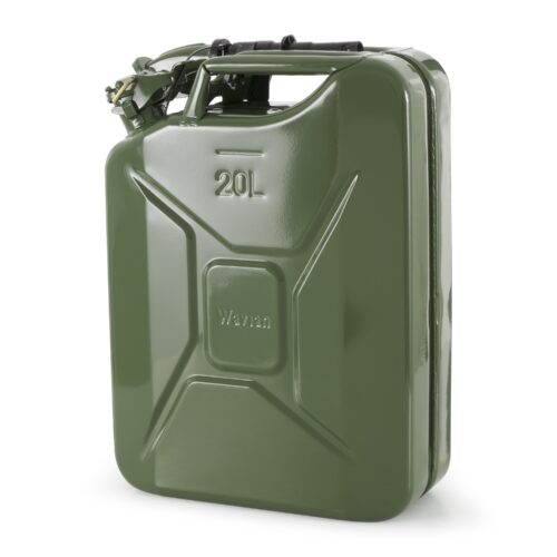 Wavian 3008 5.3 Gallon 20 Liter Authentic CARB Jerry Can with Spout. Green