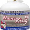Pound Steel Propane Tank Cylinder with OPD Valve and Built-in Gauge. 20 lb Vertical-Flame King