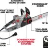 Oregon CS1500 18-inch 15 Amp Self-Sharpening Corded Electric Chainsaw. with Integrated Self-Sharpening System (PowerSharp). 2-Year Warranty. 120V. Grey. Black