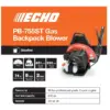 233 MPH 651 CFM 63.3cc Gas 2-Stroke Cycle Backpack Leaf Blower with Tube Throttle
