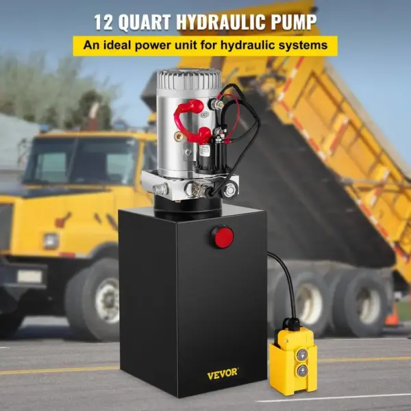 533761B3-4072-6C02-0112-DA0ACC07E0F4.webp 12 qt. 12-Volt 3200 PSI Hydraulic Power Pump Electric Dump Trailer Pump with Steel Reservoir for Car Lift 12LDZYCZYYBTX0001V0