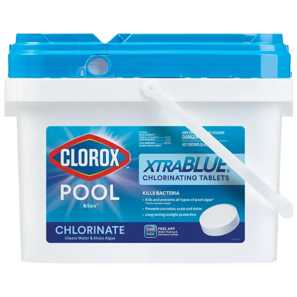Clorox Pool&Spa XtraBlue 3′′ Chlorinating Tablets for Swimming Pools. 25lb