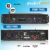 2-Channel Bluetooth Power Amplifier - 2000W Bridgeable Rack Mount Pro Audio Sound Wireless Home Stereo Receiver w/TRS XLR Input.LCD. Bridge Mode. Cooling Fan - Entertainment Speaker System