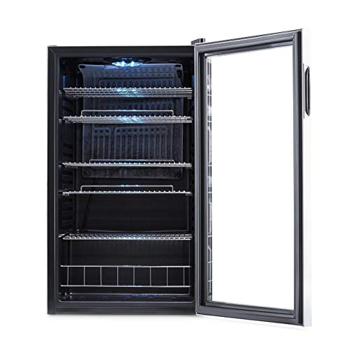 58804003-4F80-B273-489C-51A5147E451B.jpg NewAir Beverage Refrigerator Cooler | 126 Cans Free Standing with Right Hinge Glass Door