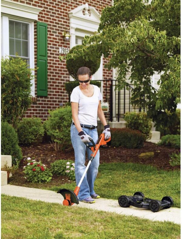 58823697-B167-CEDF-4625-B2359ED4FE6E.jpg BLACK+DECKER Combination String Trimmer. Lawn Mower. and Edger. Cordless 3-in-1