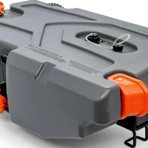 Heavy Duty 28 Gallon Portable RV Waste Holding Tank with Hose and Accessories Durable Leak Free and Odorless RV Tote Tank (39004)