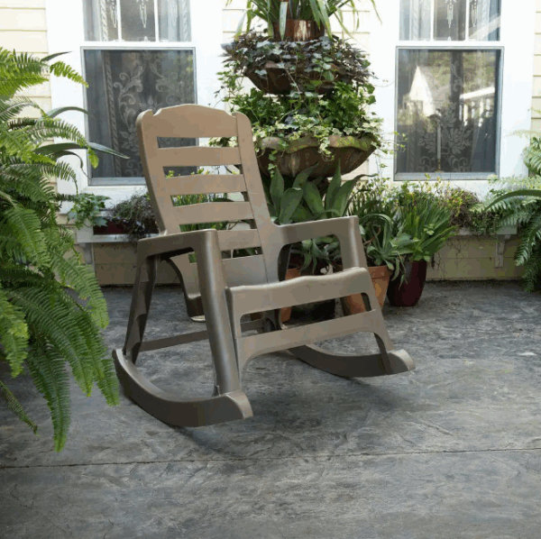 594FCE47-B64C-2BF5-A58A-F5142360D084.png Adams Big Easy Earth Brown Polypropylene Frame Rocking Chair
