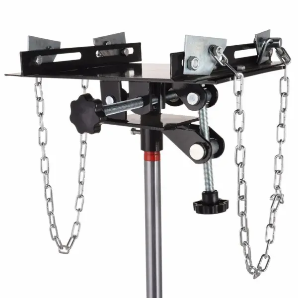 59C8E6E5-8E41-FFDB-9196-D7C7595B11C8.webp Hydraulic Car Transmission Jack Vertical Lift.1660 Pounds.360掳Rotating Wheel Lift.Red