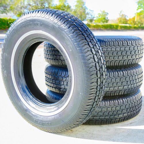 Set of 4 Tornel Classic 155/80R13 79S All-Season Tires – Fits 1988–1992 Toyota Corolla LE. 1995–1996 Toyota Tercel DX