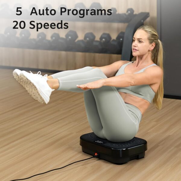 5EEE81AC-B856-BF37-8F54-90F1B4E3282E.jpg TheNeat Vibration Plate Exercise Machine. Whole Body Workout Vibration Fitness Platform. 330 Lbs Capacity. Low Noise Vibrating Plate Machine for Home & Office. NeatShake