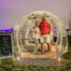 Bubble Tent Pop Up Gazebo. 8-10 Person Igloo Dome Garden Patio Canopy Shelter