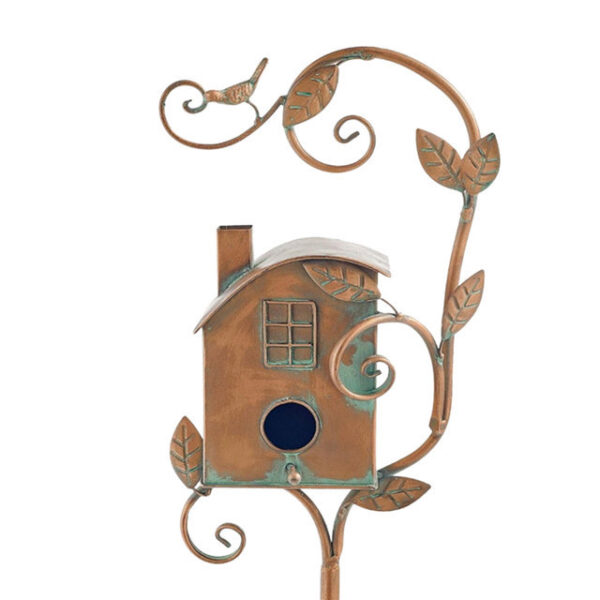 Birdhouse Garden Stakes