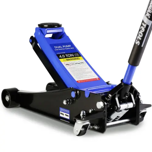 4-Ton Floor Jack. Low Profile Car Jack. Heavy-Duty Trolley Jack Car Lift with Dual Pump Pistons. Lifting Range 4"-21". 8000LBS