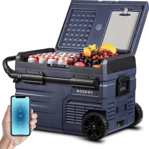 12 Volt 37 Qt. Portable Car Refrigerator. Car Freezer for Outdoor. Camping. Travel. RV.APP Control