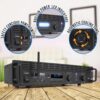 2-Channel Bluetooth Power Amplifier - 2000W Bridgeable Rack Mount Pro Audio Sound Wireless Home Stereo Receiver w/TRS XLR Input.LCD. Bridge Mode. Cooling Fan - Entertainment Speaker System