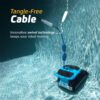 Dolphin Nautilus CC Plus Wi-Fi Automatic Robotic Pool Vacuum Cleaner. Always Cleaning. Never Charging. with Wall Climbing Scrubber Brush. Ideal for In-Ground Pools up to 50 FT in Length