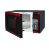 Hamilton Beach Stainless Steel 0.9 Cu. ft. Red Microwave Oven, Red Stainless Steel