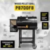 Pit Boss 700FB Wood Fired Pellet Grill with Flame Broiler. 700 Sq. In. Cooking Space