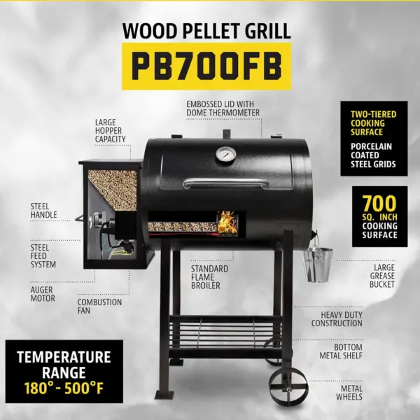 6A58B609-B1CB-0A1E-1F55-7354243DCB5A.webp Pit Boss 700FB Wood Fired Pellet Grill with Flame Broiler. 700 Sq. In. Cooking Space
