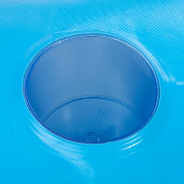 6A62F8A7-1835-A9D3-711F-D6321E36F883.jpg 56299EP 145 x 125 x 20 Inch Splash N Chill Inflatable Lake and Pool Relaxation Island Lounger Seat for up to 7 Adults. Blue and White