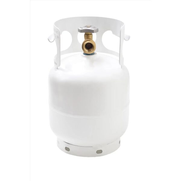 6C51174F-E967-C6D7-AD61-3EDB64F149C7 Flame King 5 lb Steel Empty LP Tank