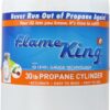 Pound Steel Propane Tank Cylinder with OPD Valve and Built-in Gauge. 20 lb Vertical-Flame King