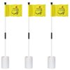 3ft mini Golf Flagstick for Backyard Golf Putting Yellow