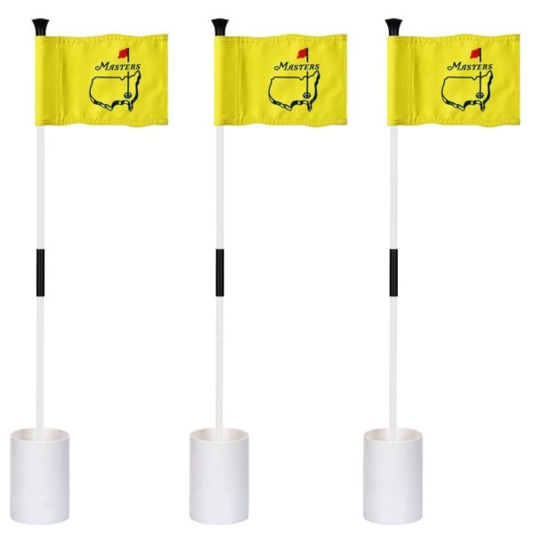6E96BCBF-C349-1449-2309-95C0E296534D.jpg 3ft mini Golf Flagstick for Backyard Golf Putting Yellow