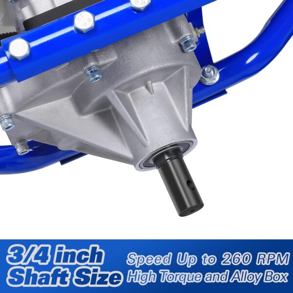 6ED47473-BE56-F9F2-C682-6898416AE2CB.jpg Post Hole Digger Gas Powered. 52cc 2.4 HP 2 Stroke Engine Earth Auger with 8" Drill Bit. EPA Compliant Post Hole Auger