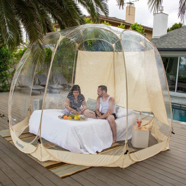 6F831119-6EFB-3D69-727E-6D051BD181B3.jpg Bubble Tent Pop Up Gazebo. 8-10 Person Igloo Dome Garden Patio Canopy Shelter