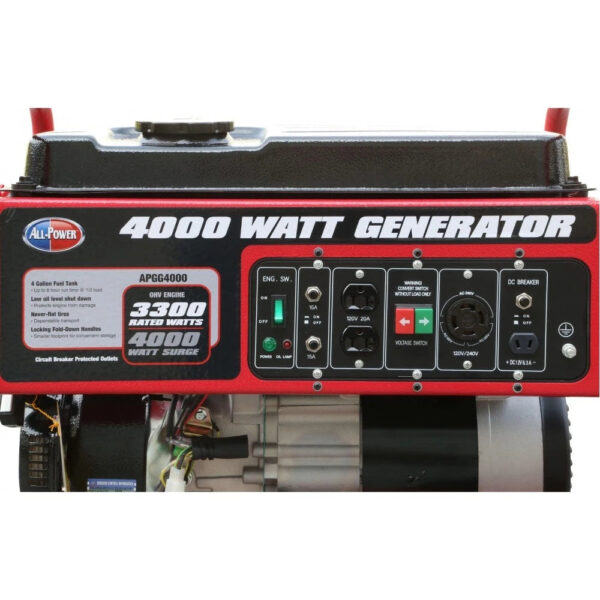 712CD34A-94CF-762B-2040-0394FCFE2728.jpg 4000 Watt Generator APGG4000. 4000W Portable Generator for Home Use Power Backup. RV Standby. Hurricane Damage Restoration Power Backup. EPA Certified