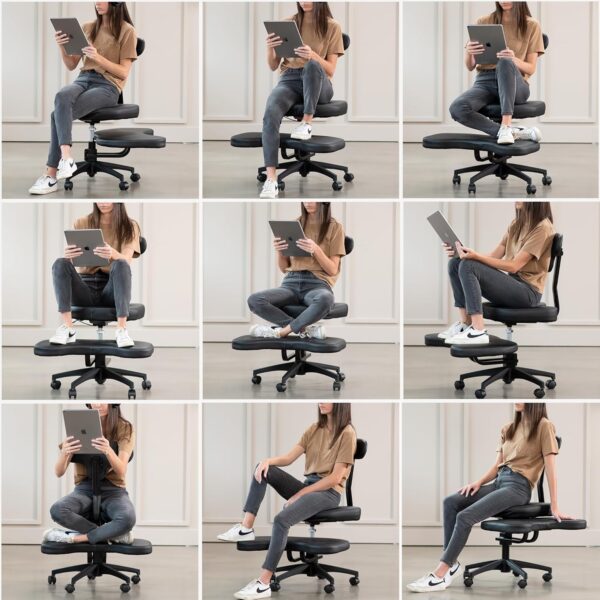 71472036-2225-4A11-7687-F9389C5F0983.jpg VIVO Cross-Legged Office Chair – Adjustable Height Floor Chair with Back Support for Yoga. Meditation. and ADHD (Black. CHAIR-CL02B-R)