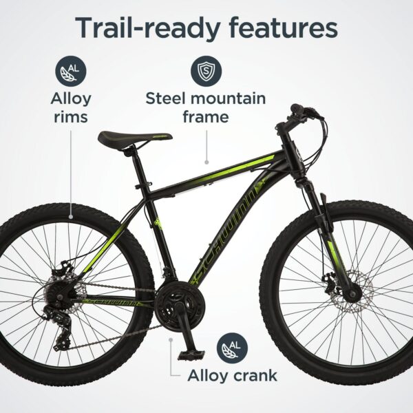 73A9C6EC-2CE0-E7A6-D13D-DF3CDDD27591.jpg Schwinn Sidewinder Mountain Bike . 26-inch Wheels . 21 Speeds . Mens Style . Black