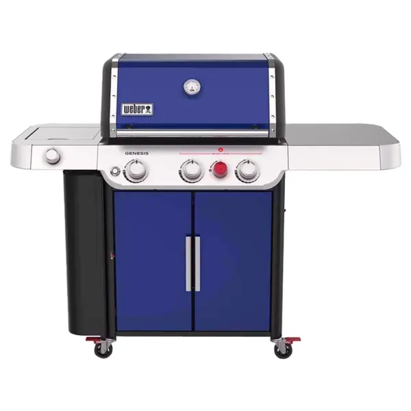 Genesis E-335 3 Burner Liquid Propane Grill Deep Ocean Blue
