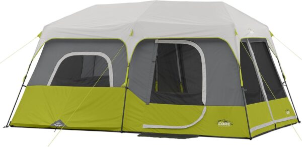 7B570561-E8C7-44F4-6E85-A76F45CF603A.jpg Core 9 Person Instant Cabin Tent - 14' x 9'. Green (40008)