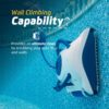 Dolphin Nautilus CC Plus Wi-Fi Automatic Robotic Pool Vacuum Cleaner. Always Cleaning. Never Charging. with Wall Climbing Scrubber Brush. Ideal for In-Ground Pools up to 50 FT in Length