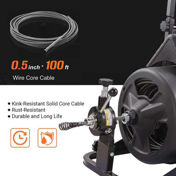 7DDE7F5A-7CB9-22DA-6348-FD3DAFA4A5FE.jpg XtremepowerUS 45078 45078 Drain Snake Commercial w/Attachments 100' Electric Sewer