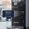 Slushie Machine – Professional Frozen Drink Maker No Ice Needed- 70 oz Slushy Machine for Home with LED Display – One-Touch Reservation & 6 Pre-set Programs for Frozen Margaritas, Frappés & Ice Cream