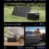 Car Refrigerator. 40 Qt(38L) Portable Refrigerator. Electric Cooler with Ice Maker. Dual Zone WIFI APP Control(-13℃~50℃). 12/24V DC/AC For Camping. Travel. Fishing. Outdoor. Truck