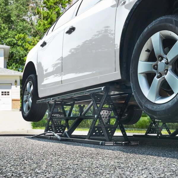 811cf5d23b70435ba6f5205e77f5cbf0 Portable Car Lift 5000 LBS Automatic Car Lift System Jack for Home Garage