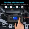 25-Amp Smart Battery Charger.Lithium.LiFePO4.Lead-Acid AGM/Gel/SLA.. Car Battery Charger.Trickle Charger. Maintainer/deep Cycle Charger.12V/25A and 24V/13A.for Motorcy.Boat.Lawn Mower.Golf cart..
