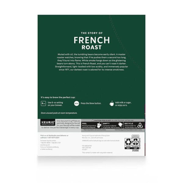 86943FB1-2EA2-F435-09A5-F70D12CE13B8 Starbucks Dark Roast French Roast Arabica K-Cup Coffee Pods, 96 Count