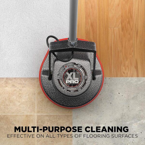 Commercial Orbiter Hard Floor Cleaner Machine. Multi-Purpose Floor Cleaning. Random Orbital Drive. Wide Cleaning Path. 50-Foot Long Cord. ORB550MC. Gray/Red-Oreck