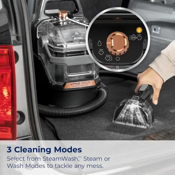 8E2728D1-6B68-A6A8-75DC-D95C2C18A9BD.webp Green HydroSteam Multi-Purpose Portable Carpet and Upholstery Cleaner. Car and Auto Detailer. 3618. Black and Copper Harbor