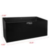 Extreme Max Dual Fuel Jug Holder – Aluminum Design for Two 5 Gallon Jugs. Black Storage Organizer for Trailers & Garages